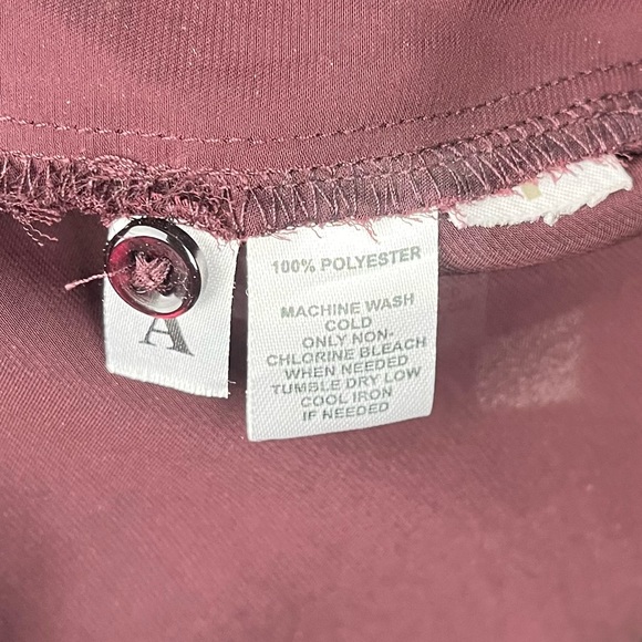 Loft Plum Long Sleeve Blouse - Picture 5 of 5